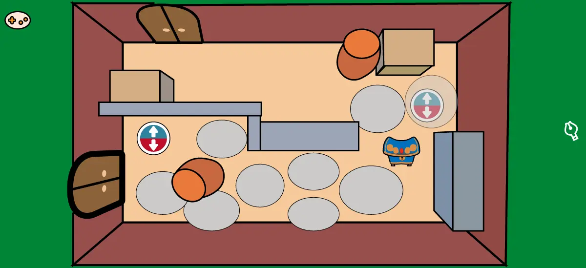 ルイージマンション エリア4地下倉庫マップ