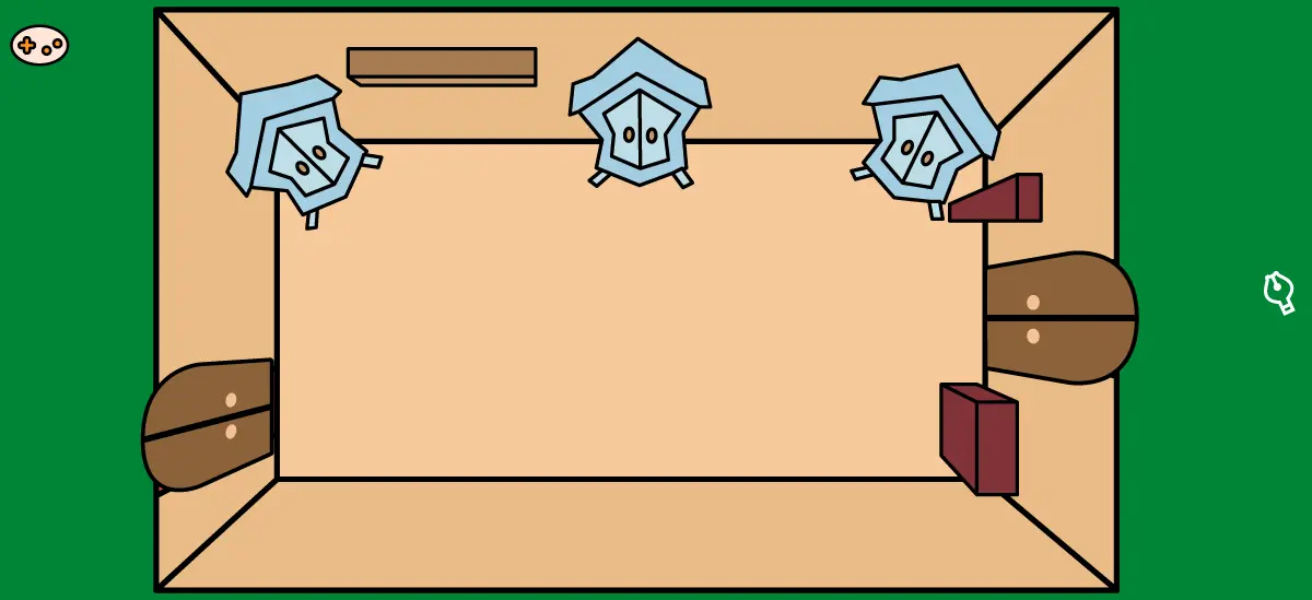 ルイージマンション エリア4クローゼットマップ