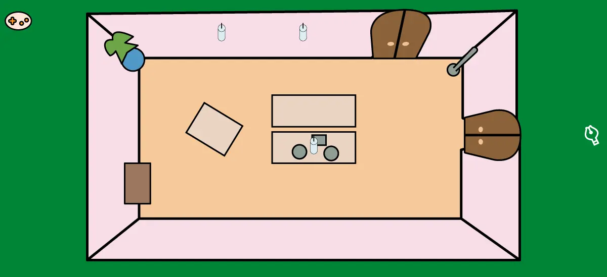 ルイージマンション エリア4来客室 マップ