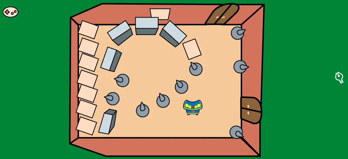 ルイージマンション 甲冑の部屋マップ