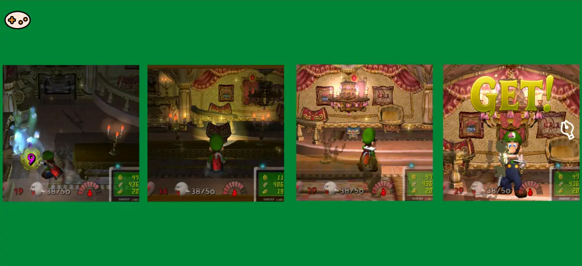 ルイージマンション エリア4開かずの間のスクリーンショット