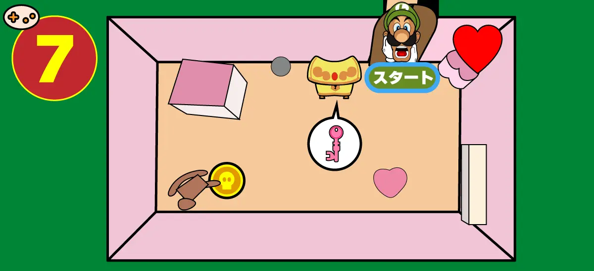 幼児部屋のマップ