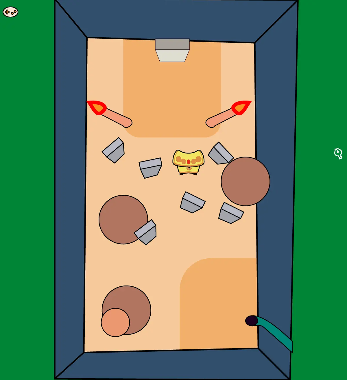 ルイージマンションエリア2墓地マップ
