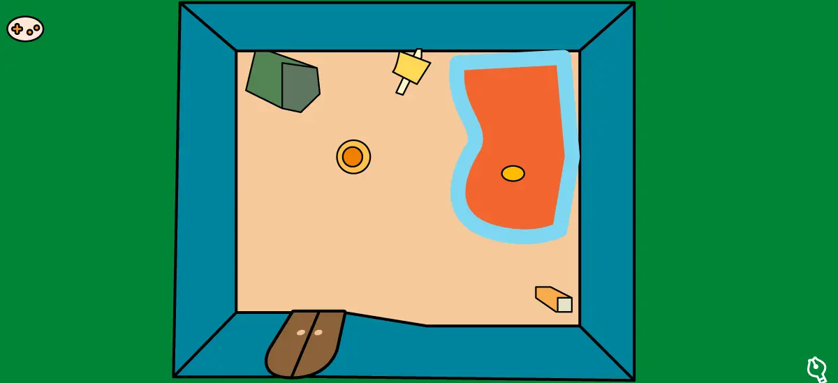 ルイージマンションエリア2裏の空き地マップ