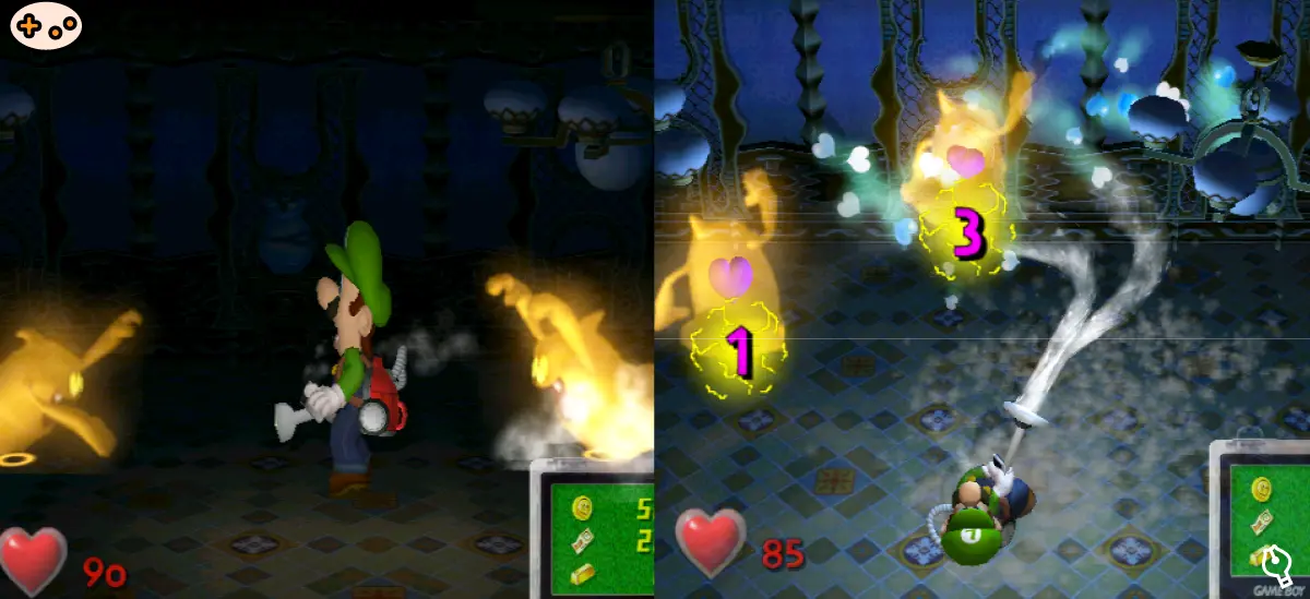 居間のオバケを捕まえよう！