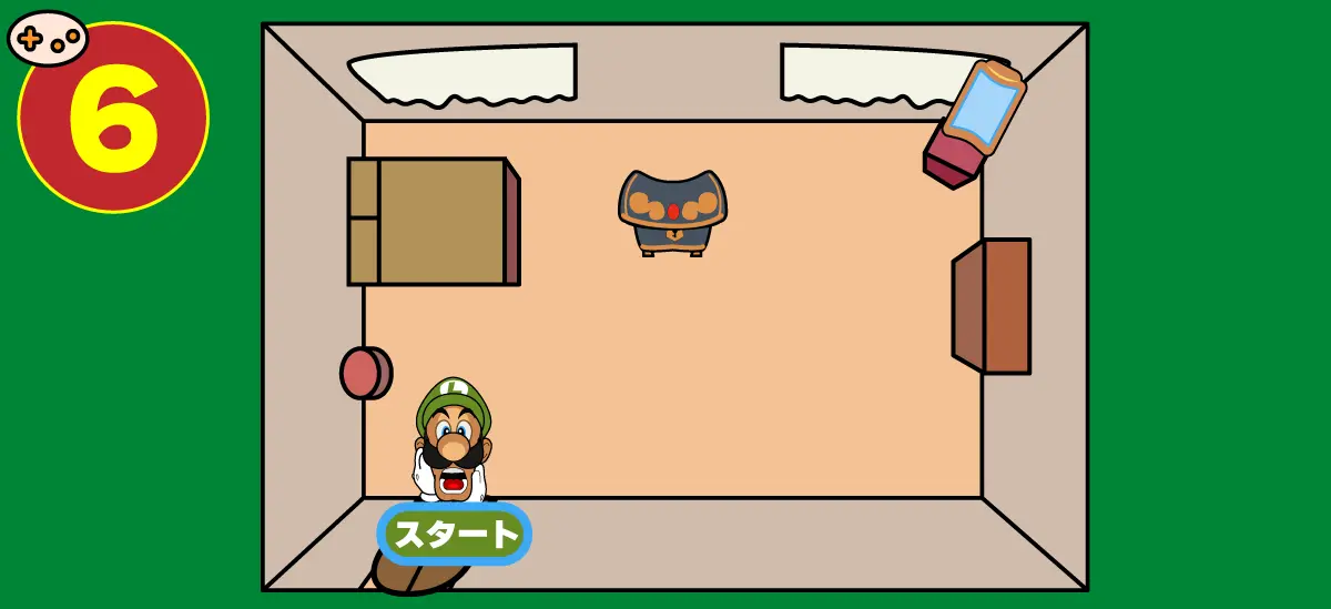 父母の寝室のマップ