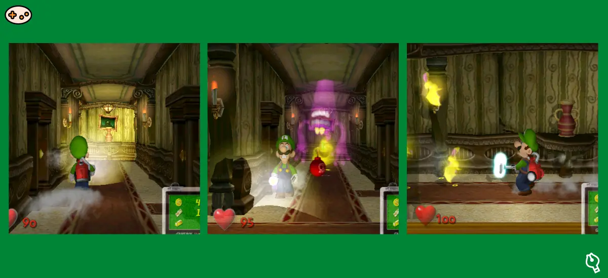 エリア2の1階の廊下スクリーンショット