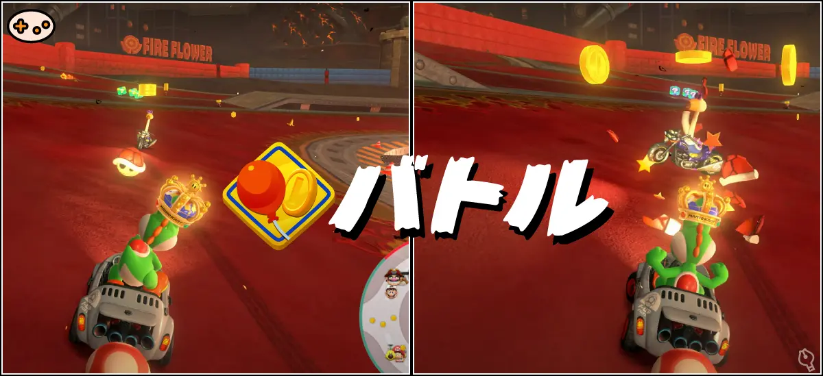 「集めてコイン」のゲーム画面