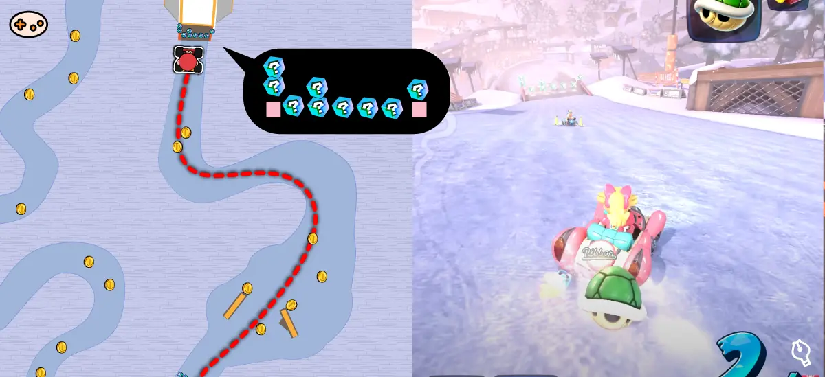 DKスノーマウンテンのチェックポイント3