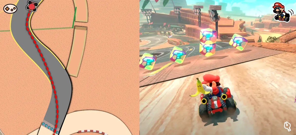 マリオブラザーズサーキットのチェックポイント4