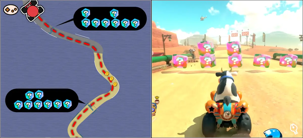 マリオブラザーズサーキットのチェックポイント2