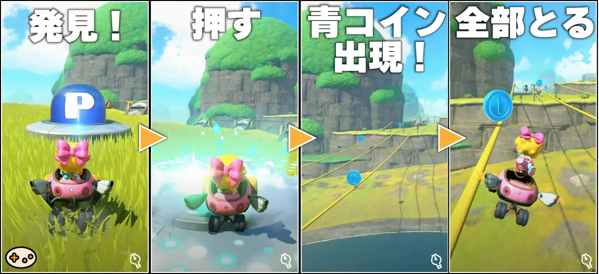 マリオカートワールドのPスイッチミッション