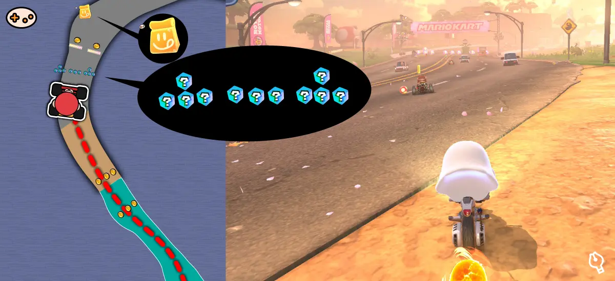 ピーチスタジアムへのチェックポイント3
