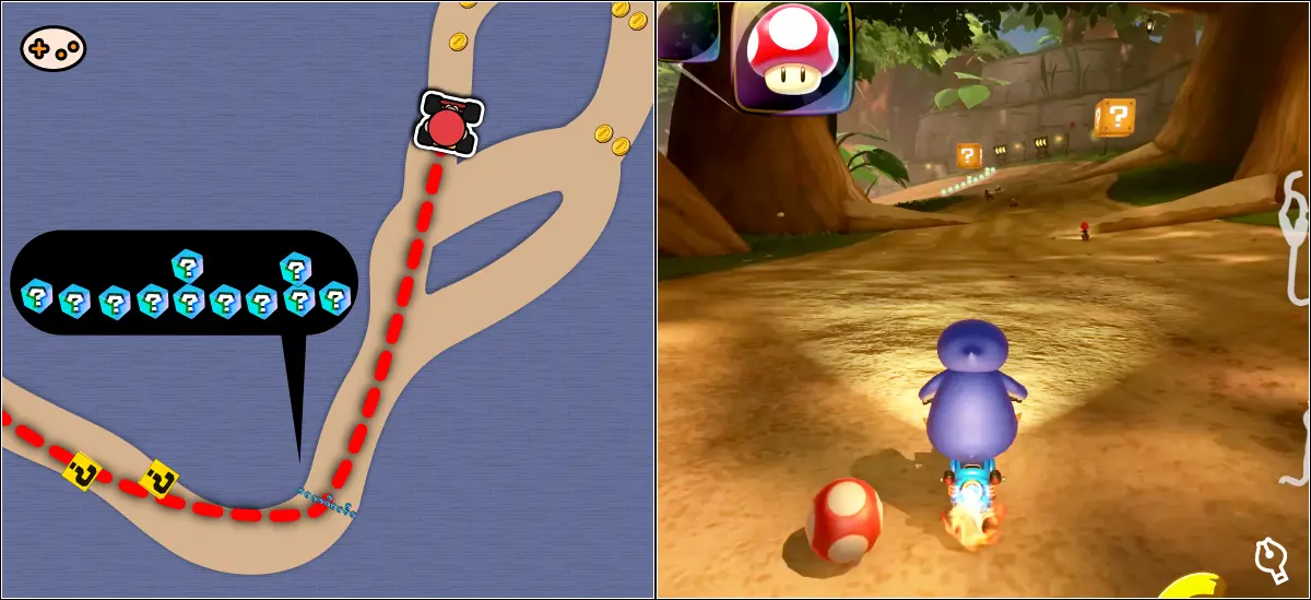 マリオサーキットのチェックポイント2