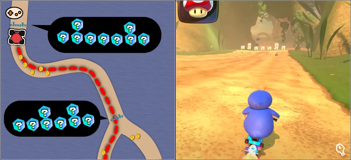 マリオサーキットのチェックポイント3