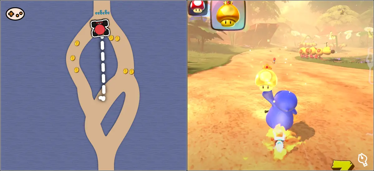 マリオサーキットのショートカット