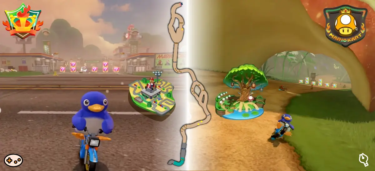 マリオサーキットからどんぐりツリーハウス