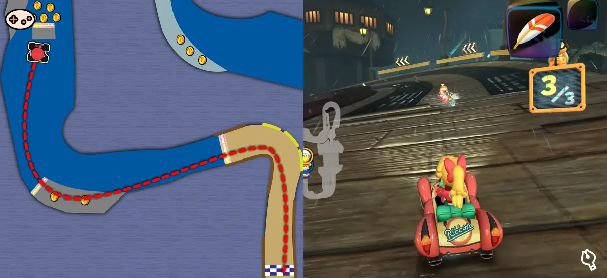 ワリオシップのチェックポイント1
