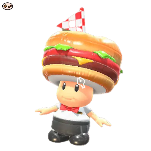 キノピオ ハンバーガー