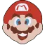 マリオのつめつめ消しゴムの絵文字