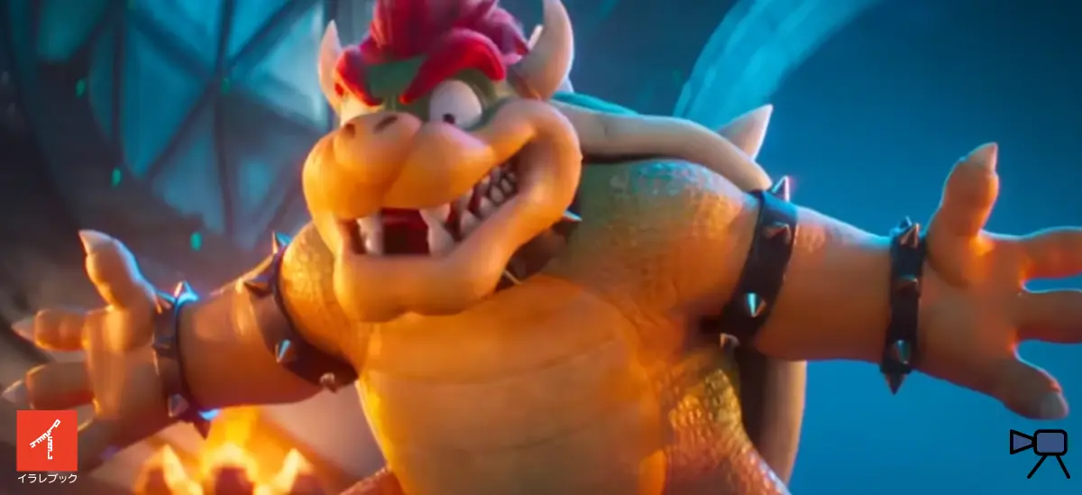 ザ・スーパーマリオギャラクシー・ムービーのPVに出てくるクッパ