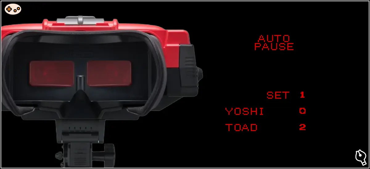 マリオズテニス 自動ポーズ画面