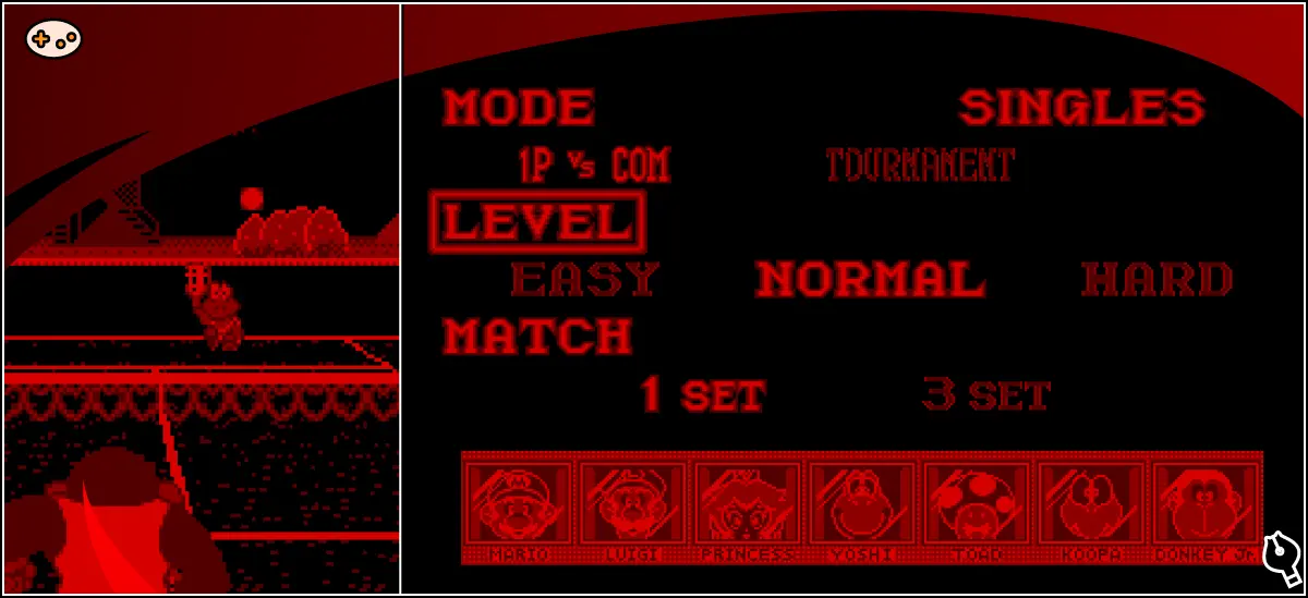 難易度選択画面。『EASY』『NORMAL』『HARD』の3つの難易度がリスト表示され、選択カーソルがNORMALにハイライトされている