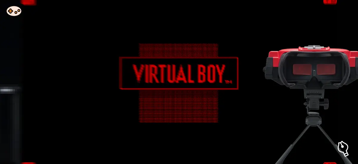 Virtual Boy IPD調整画面