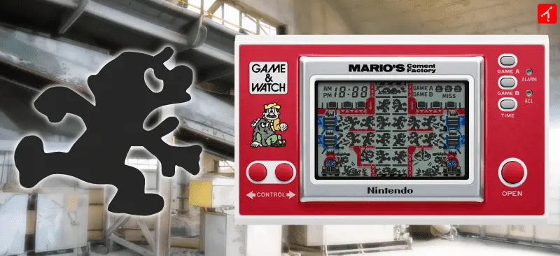 ゲーム&ウォッチ NEW WIDE版のマリオズ・セメントファクトリー