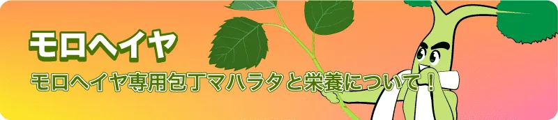 【モロヘイヤ専用包丁マハラタ】毒性は大丈夫？スープやヌードルまで栄養を把握