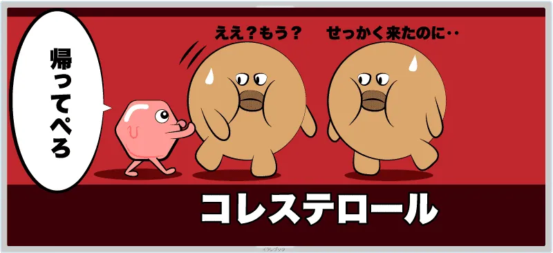 コレステロールの吸収を抑えてくれる