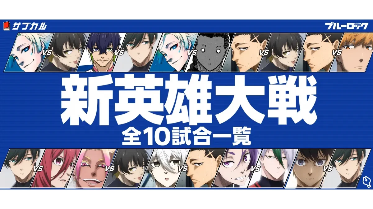 新英雄大戦（ネオ・エゴイストリーグ）全10試合一覧！ネタバレなし