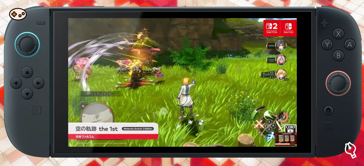 空の軌跡 the 1st Nintendo Switch 2 Editionのゲーム画面