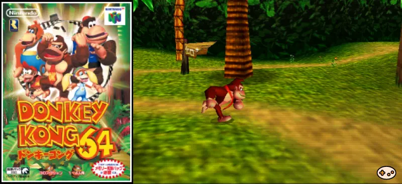 ドンキーコング64のゲーム画面
