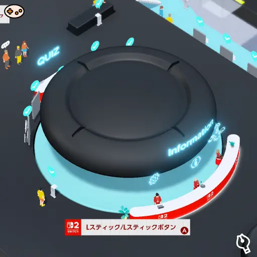 Lスティックの位置