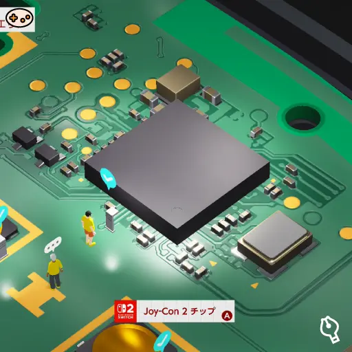 Joy-Con 2 チップの位置