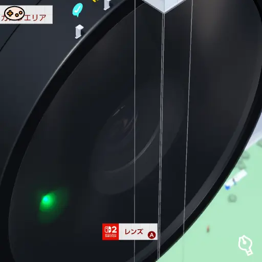 レンズの位置