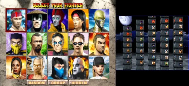 Mortal Kombat 4の図解
