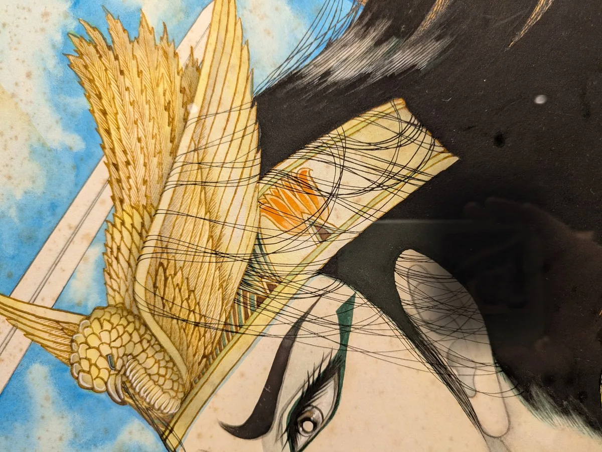 「連載50周年記念『王家の紋章』原画展」の原画アップ画像