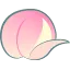 桃の皮の絵文字