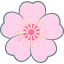 桃の花の絵文字