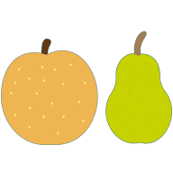 梨の選び方の絵文字