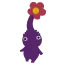 紫ピクミンのつめつめ消しゴムの絵文字