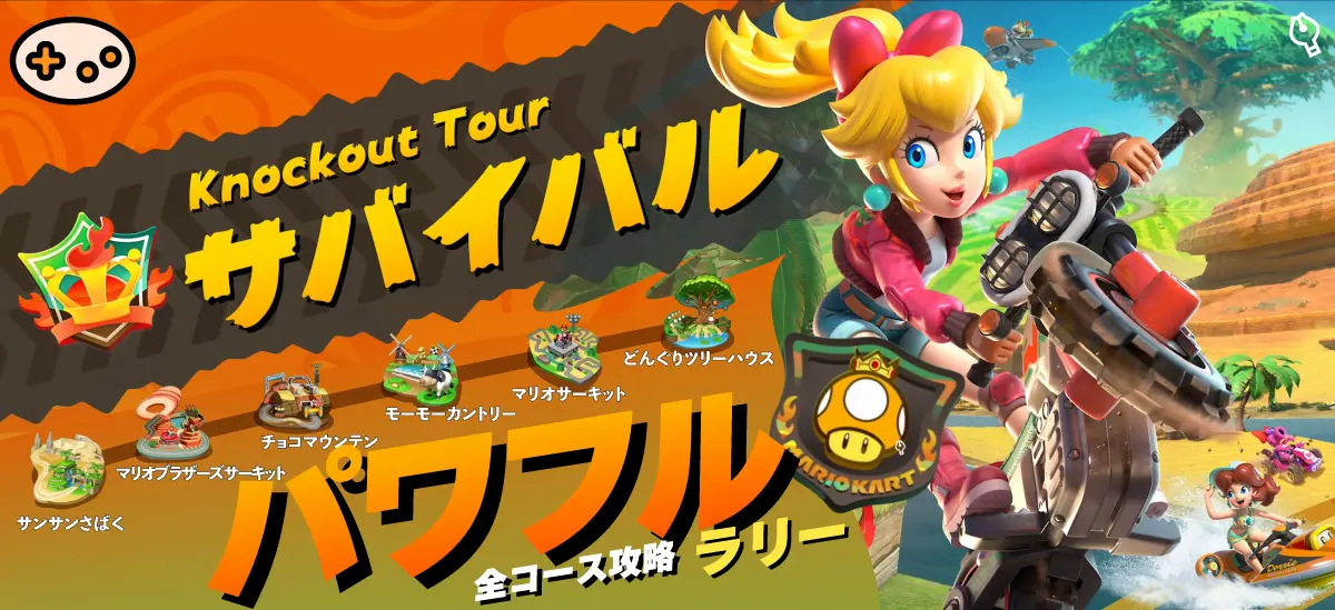 パワフルラリーのゲーム画面