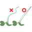 かいわれ大根の選び方の絵文字