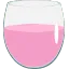 ルビーチョコレートドリンクの絵文字