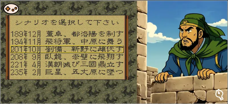 シナリオ3を選ぶ