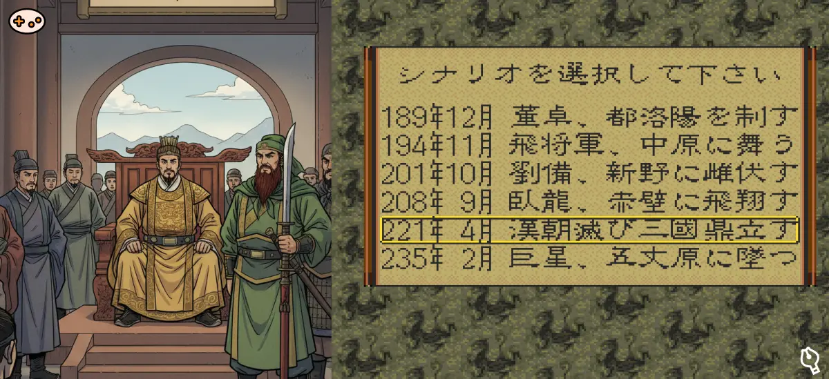 シナリオ5を選ぶ