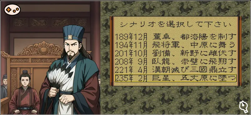 シナリオ6を選ぶ