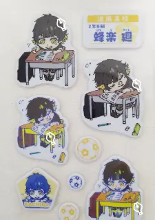 学生服SDステッカー蜂楽